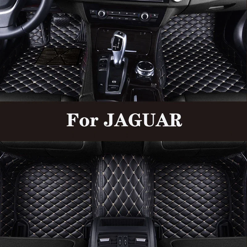 

Full Surround Custom Leather Car Floor Mat For JAGUAR E-Pace F-Pace XE XF XFR XJ6 XJ8 XJL XK XK8 XKR Super V8 Auto Parts