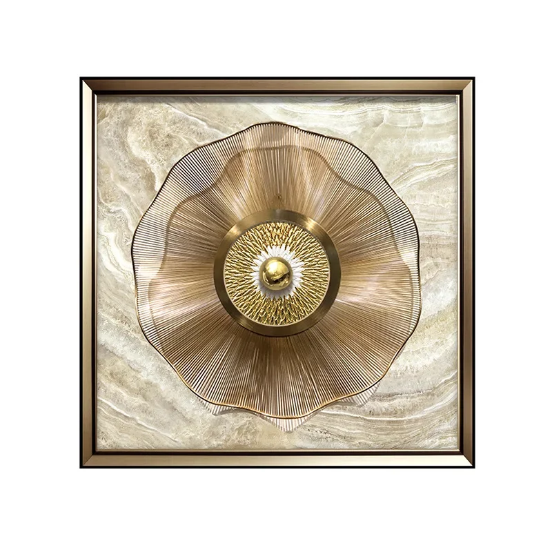 

Stereoscopic luxury Light luxury high-end hanging paintings Modern simple abstract murals