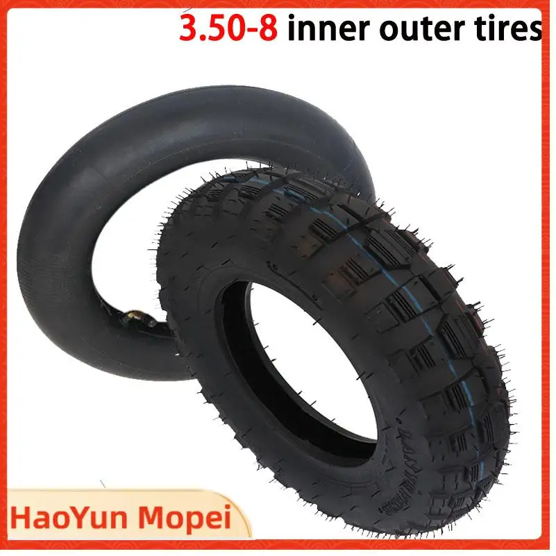 

For 3.50-8 Inner tube tire, black rubber tire inner tyre Lawn Mower Trailer Carts Scooter bike tire accessories