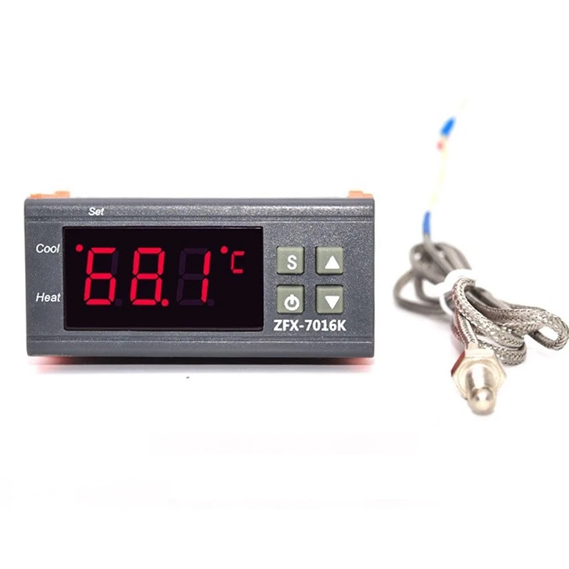 7016K AC 90v-250V 30A LED Digital Temperature Controller Industrial Thermostat Thermoregulator Incubator 1-999 ℃