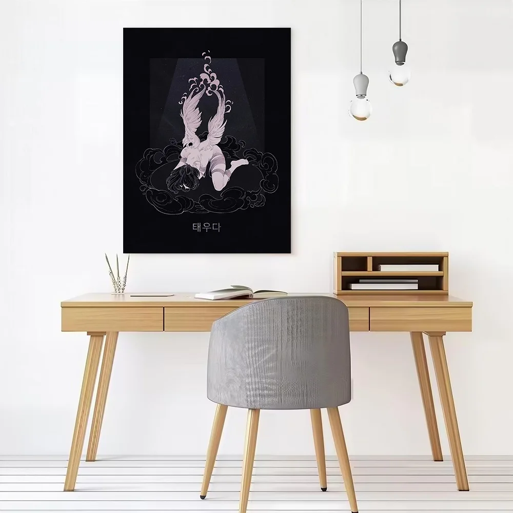 Agony Canvas Poster Customizable Pictures Wall Art Canvas Painting for Room Decorations Home and Decoration Decorative Picture