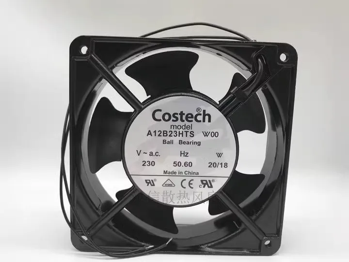 

Free shipping original 12038 A12B23HTS W00 230V 20/18W AC 12CM cooling fan