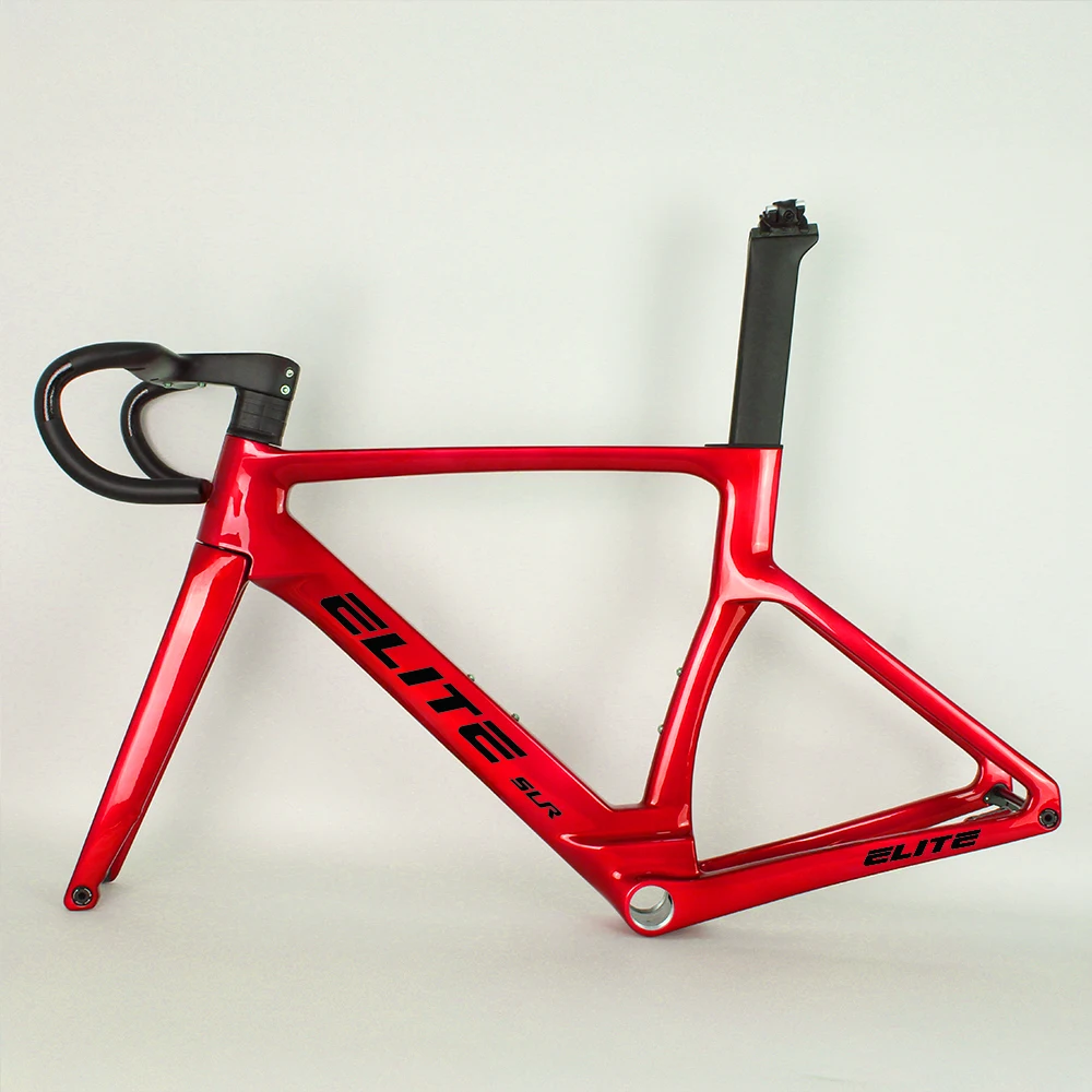 47/49/52/54/56/58 CM Volledig Verborgen Full Carbon Schijfrem R58 Racefiets Frameset Lichtgewicht Steekas BBT47 700*32C Fietsframe - afbeelding 1