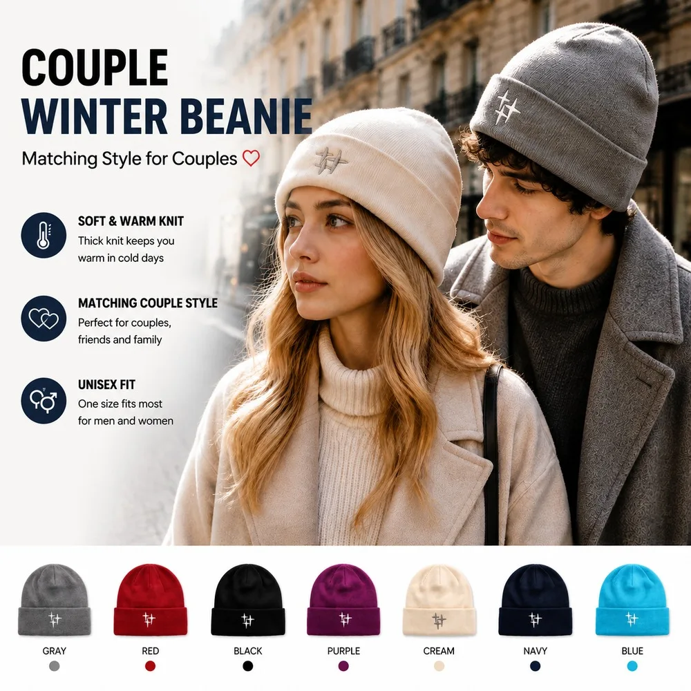 Beanie Cuffed Knit - Gorro de Inverno Feminino em Tricô