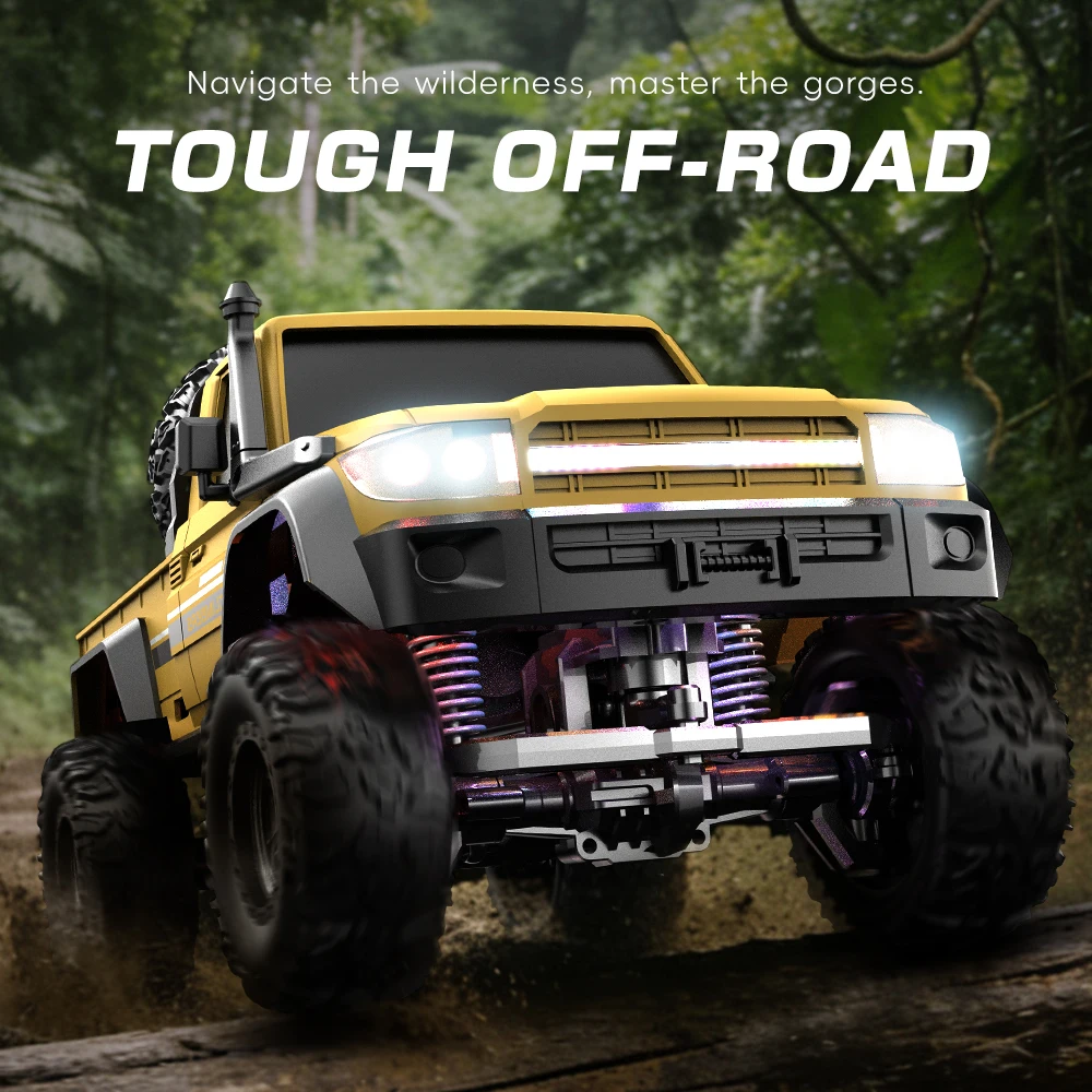 2.4G 1/20 4WD Rc Racing Car Full Proportion Tough Wild High-speed Rock Climbing Off-road Vehicle Remote Control Car Model Cars