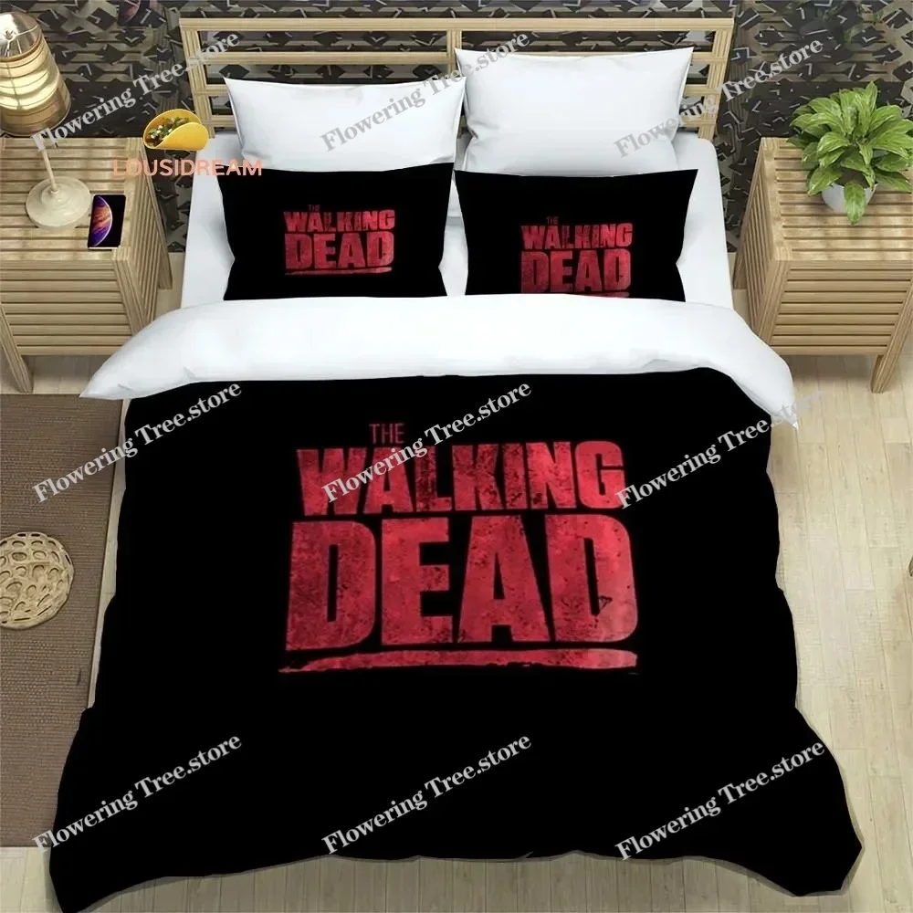 Poster The Walking Dead Sheets Quilt Covers Bedding Dormitory Sheets Bedding Set Soft Warm Bedding Set