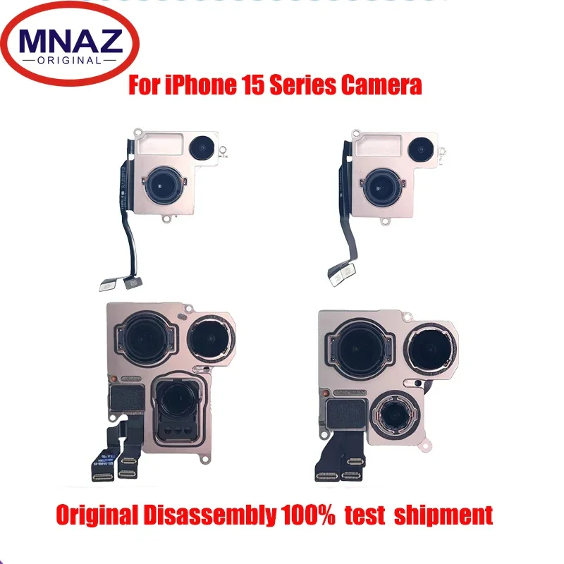 

Ori Disassembly Rear Camera For IPhone 15 Plus Pro Max Back Camera Rear Main Lens Flex Cable Camera In Stock