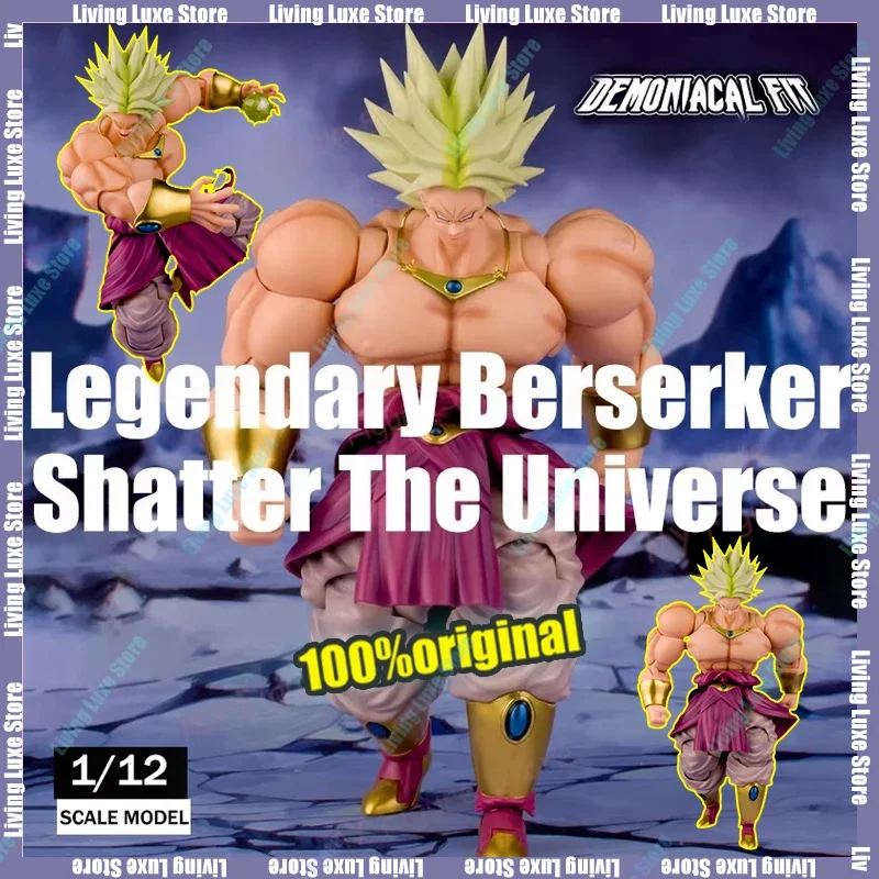 

New Demoniacal Fit Dragon Ball Broly Action Figure Legendary Berserker Broly Cosmic Shock Broli Figure Statue Dbz Toy Gifts