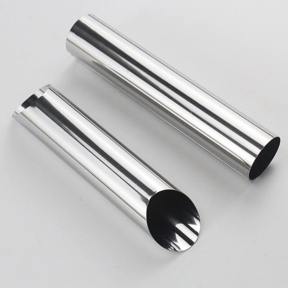 

12pcs Baking Molds Croissants Stainless Steel Horn Pastry Roll Cream Roll Tubes Conical Cake Mold Cannoli Cone Kitchen Gadget