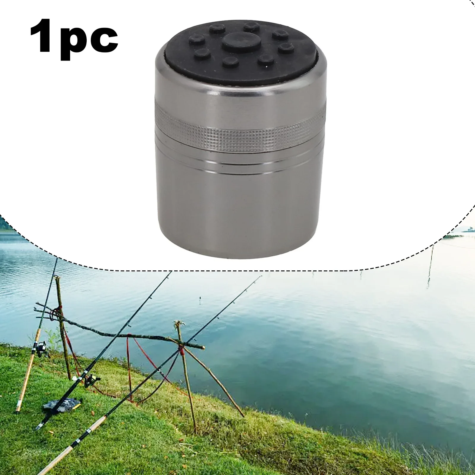 1pc Fishing Rod End Cap 15mm-30.5mm Not Easy To Rust 39mm Height Aluminum Alloy Lightweight Carp Ice Fishing Accessories