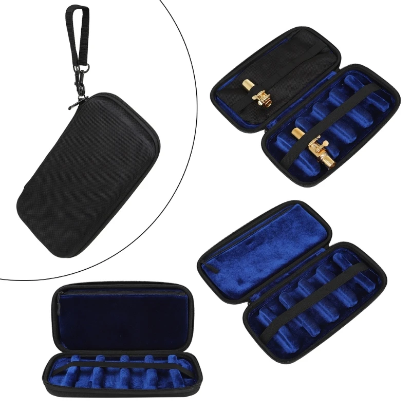 

Saxophone Mouthpieces Case Oxfords Cloth Saxophonet Mouthpieces Storage Box MultiSpace Woodwind Mouthpiece Case Handbag