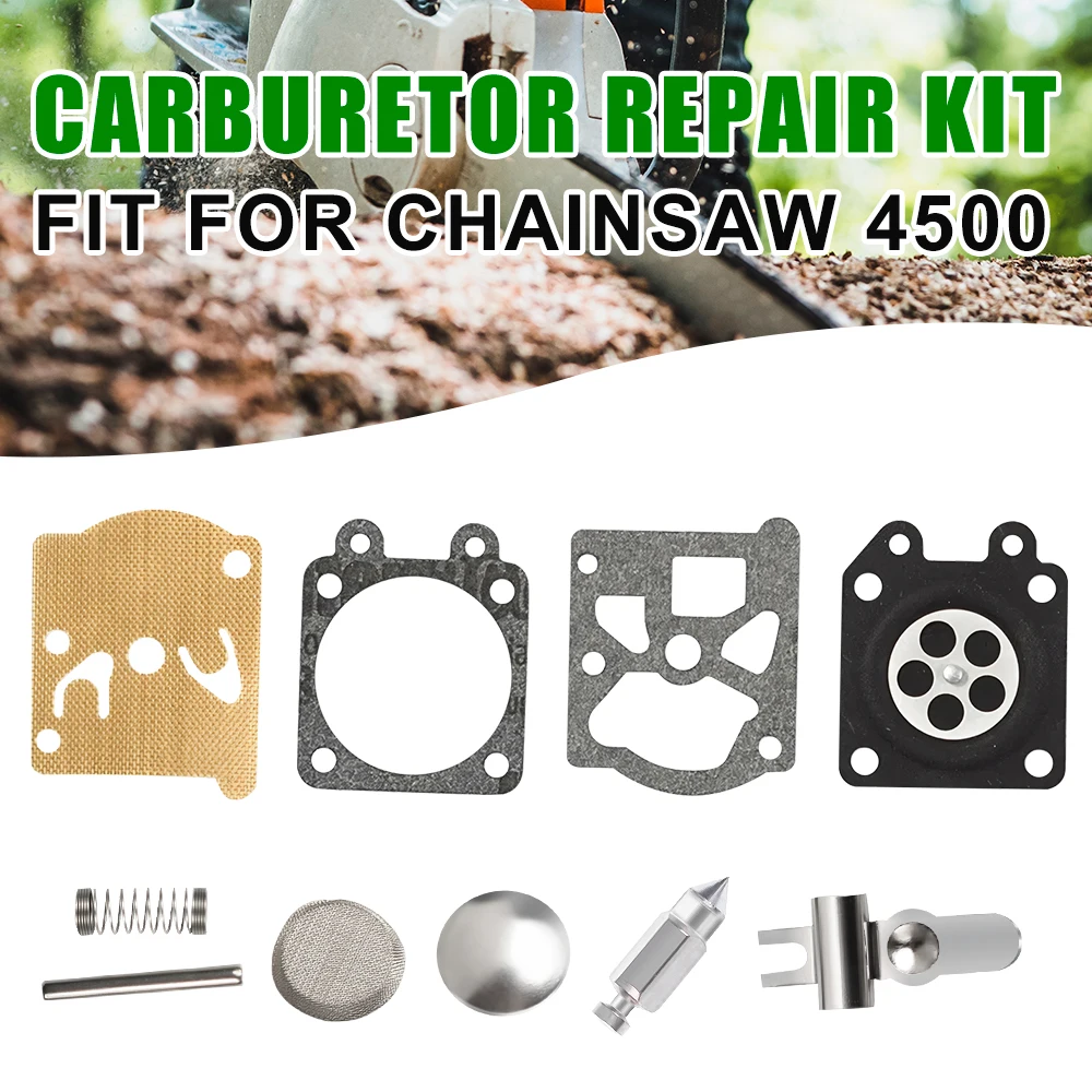 Carburetor Repair Kit 4500 5200 Chainsaw Repair Kit For Walbro Carburetor Diaphragm Gasket Kit Garden Tool