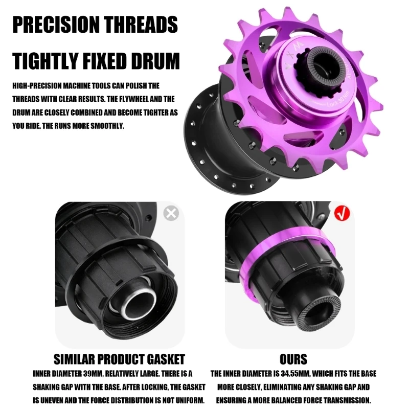 

Односкоростные маховики для велосипедов 16T 18T, односкоростные комплекты для переоборудования из алюминиевого сплава для горных