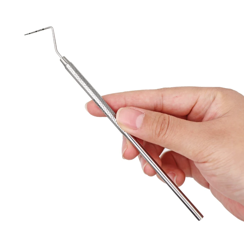 

1 шт., зубной пародонтальный зонд Explorer со скалером, нержавеющая сталь, стоматолог, гигиена зубов, стоматологический инструмент, инструменты для чистки полости рта