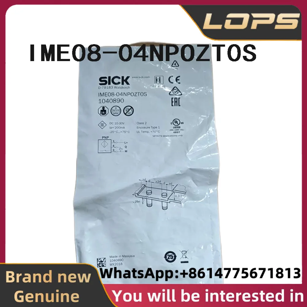 IME08-04NPOZT0S Brand new original SICK Inductive proximity sensor, Order number  1040890, welcome to consult