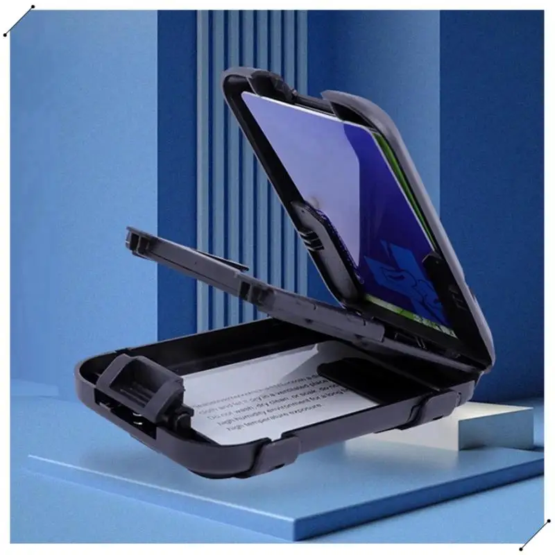 2PCS Anti-Theft Brush Multifunctional Card Package Minimalist Wallet Aluminum Clip-On Cash Credit Card Business Case