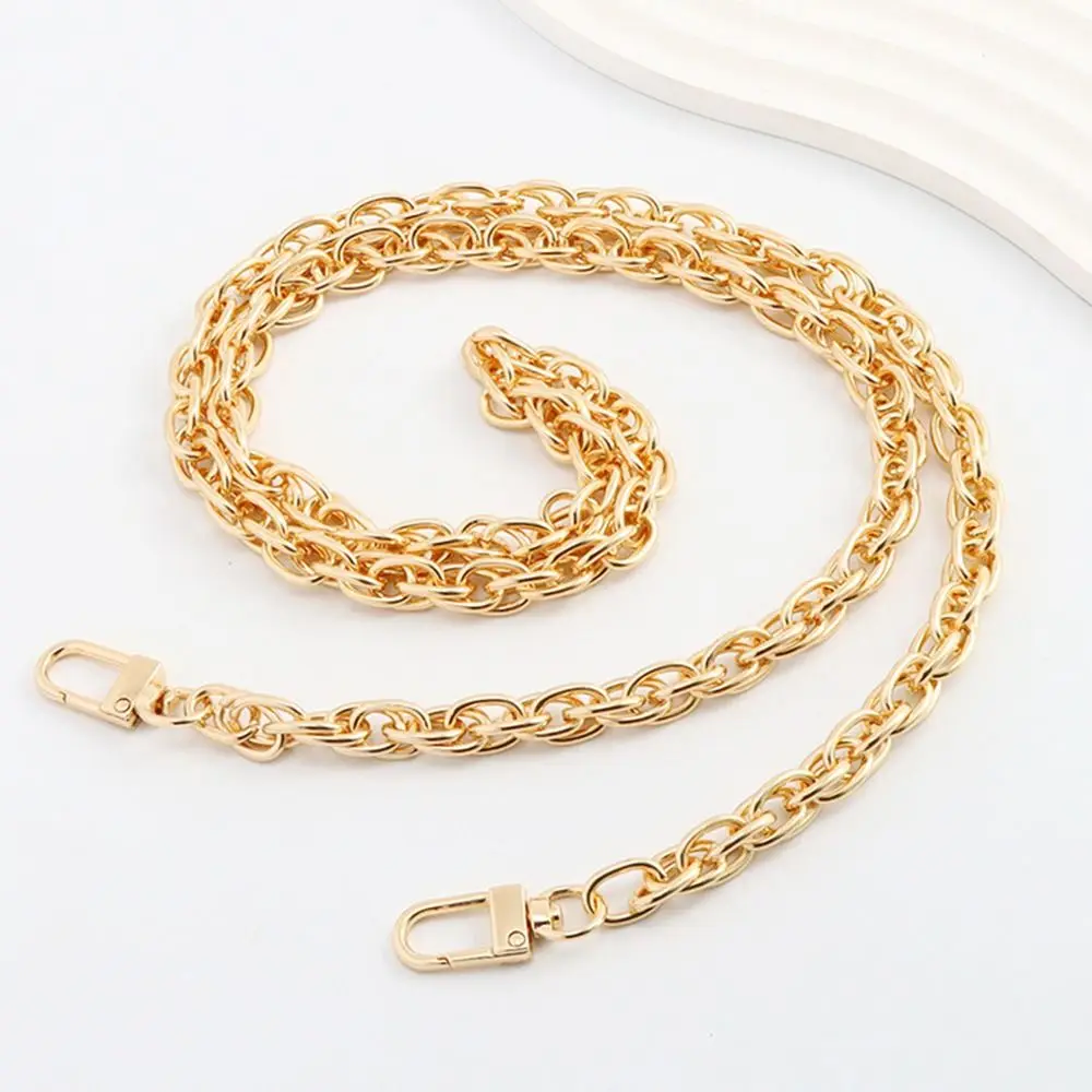 120cm Metal Chain Golden Silvery Aluminum Chain For Jewelry Making Findings Bag Chain Strap Handle Replacement Chain