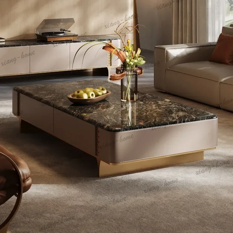 Drawers Nordic Side Table Luxury Living Room Storage Designer Moving Writing Coffee Table Organizer Couchtisch