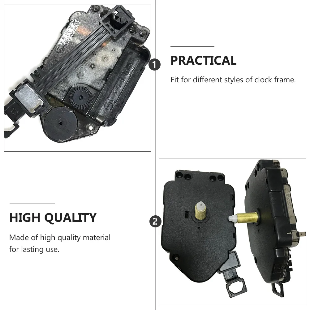

Extended Clock Movement Mechanism Kit Long Shaft DIY Supplies Parts Plastic Various Frames Home Decor Accessories