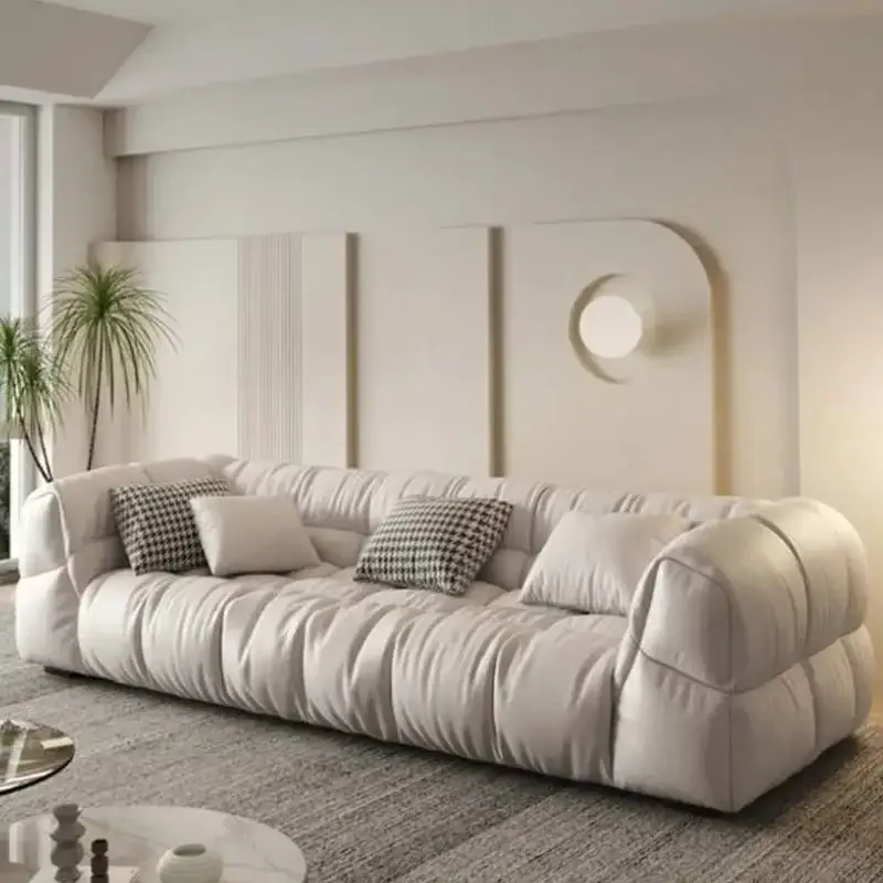 

Cloud Luxury Sofa Living Room Square Comfortable Designer Puffs Couches Modern Floor Lounge Divani Da Soggiorno Home Furniture