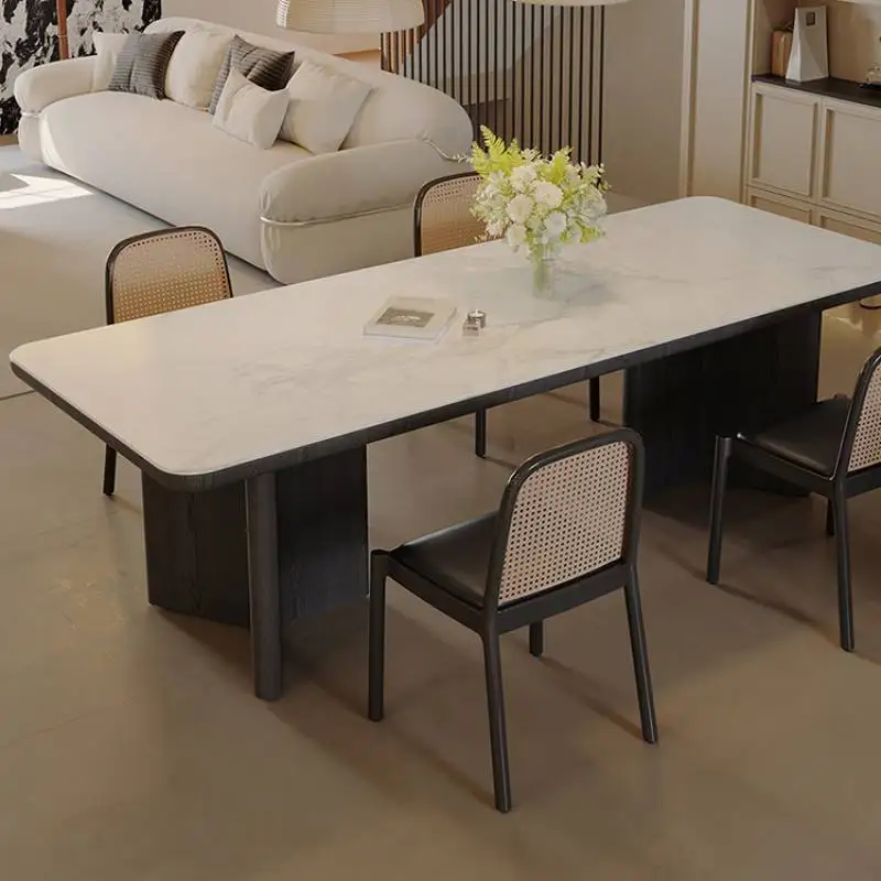 

Wooden Unique Dining Table Organizer Event Wedding Salon Restaurant Dining Table Coffee Kitchen Mesas Para Comedor Furniture