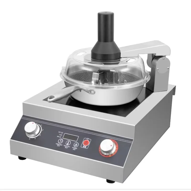 Intelligent Commercial Kitchen Equipment Automatic Electromagnetic Stir Frying Cooking Machine Restaurants Canteens Snack 1.5Kg