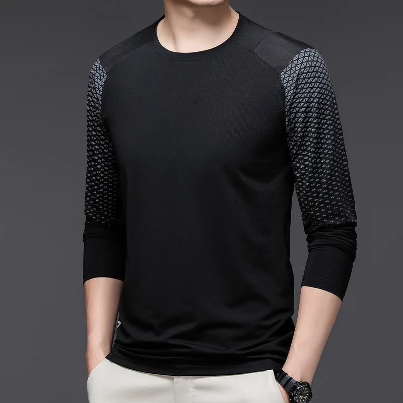 Trendy Versatile Casual Men's Sport Jacket Comfortable Sweat-absorbing Quick-drying Run T-shirt Soft High-quality Racing Apparel