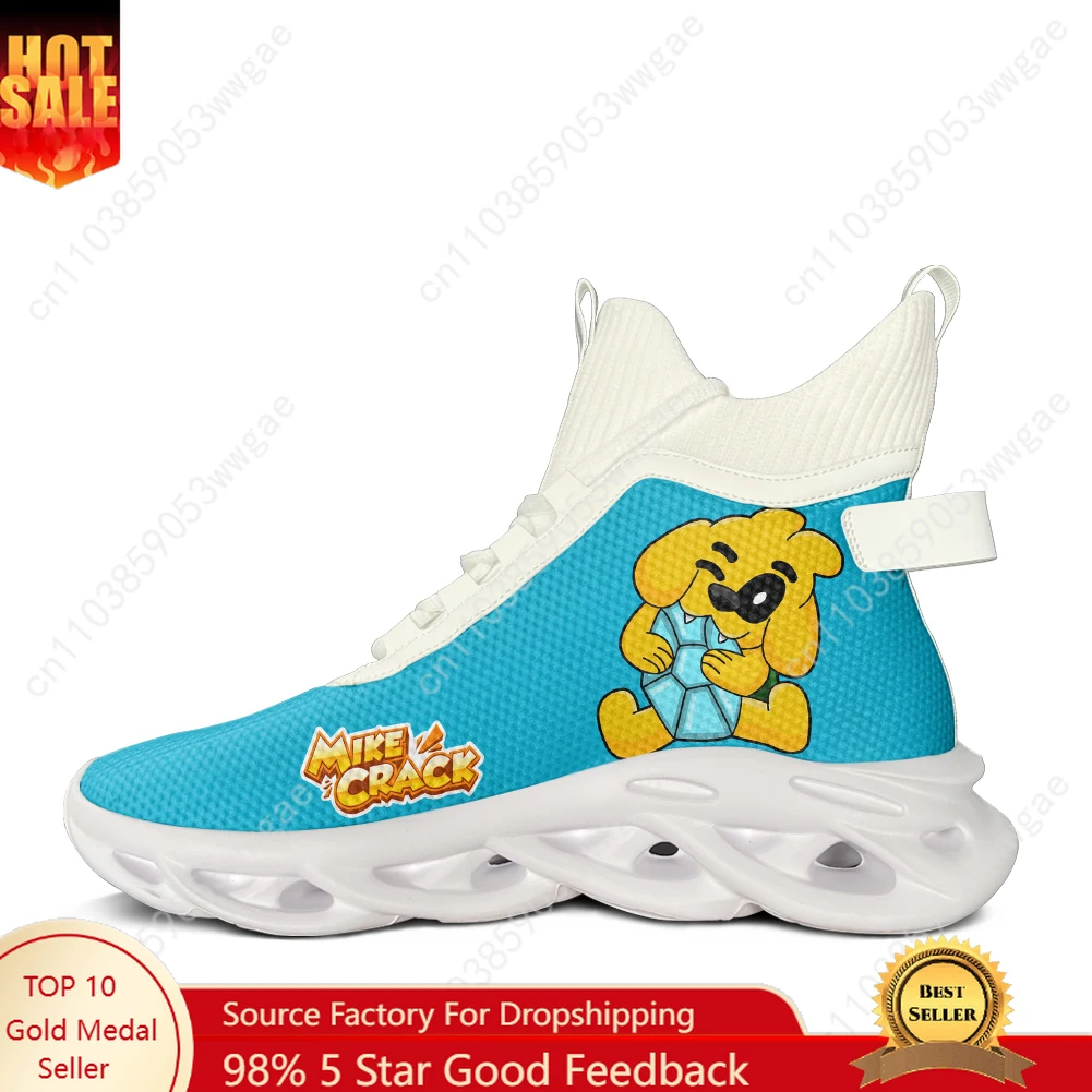 

Mikecrack High Top Flats Sneakers Mens Womens Sport Running Shoes High Quality Sneakers Lace Up Mesh Footwear Personalized Shoes