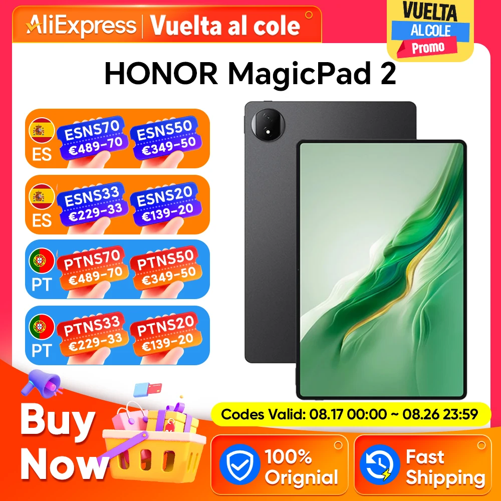 Tablet HONOR MagicPad 2, versión europea, batería de 10050 mAh, tablet Android,…