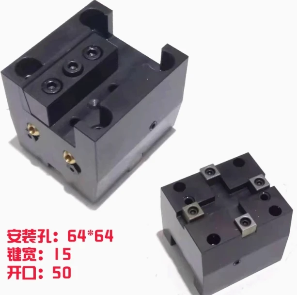 

40 45 55 power turret fixed tool holder end face boring outer diameter U drilling turning milling composite power head