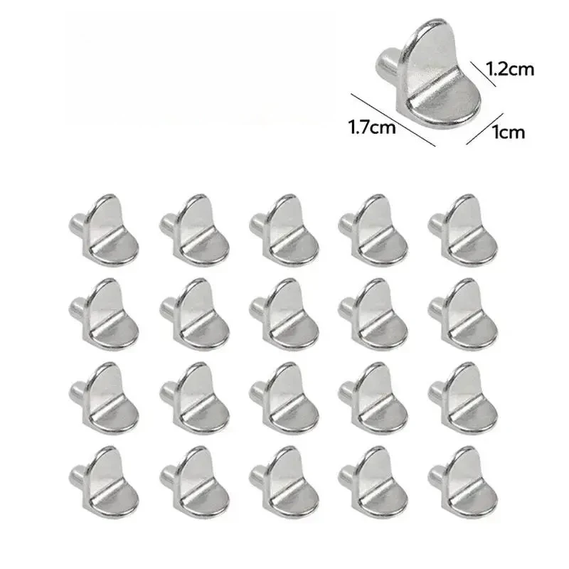 1/10/20/30pcs Shelf Support Studs Pegs Pins Plugs 5mm L-Shaped Shelf Brackets Support Pegs for Cabinet and Wardrobe Shelves Use