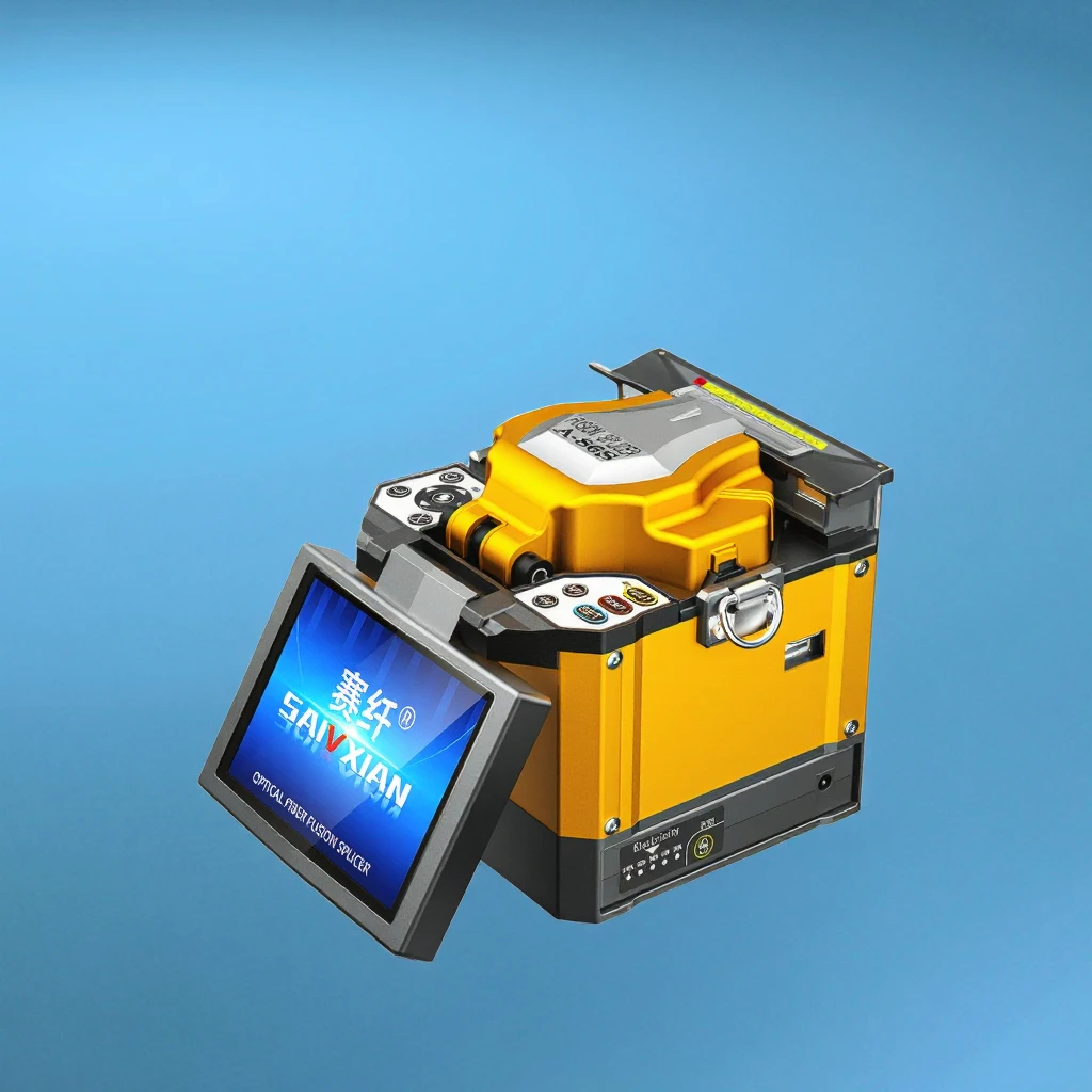 SAIVXIAN A-86S Core-to-Core Alignment Optical Fiber Splicer SC Connector Fusion Tool Outdoor FTTH WIFI 1-Year Warranty