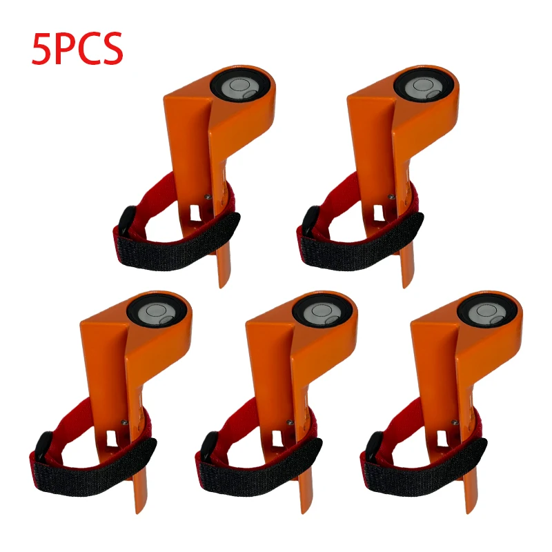 Fibra de Carbono Pólo Leveler Centrando Pólo Montagem Bolha Liga de Alumínio Ângulo Direito Nível Strap Nível Vertical Portátil Pcs