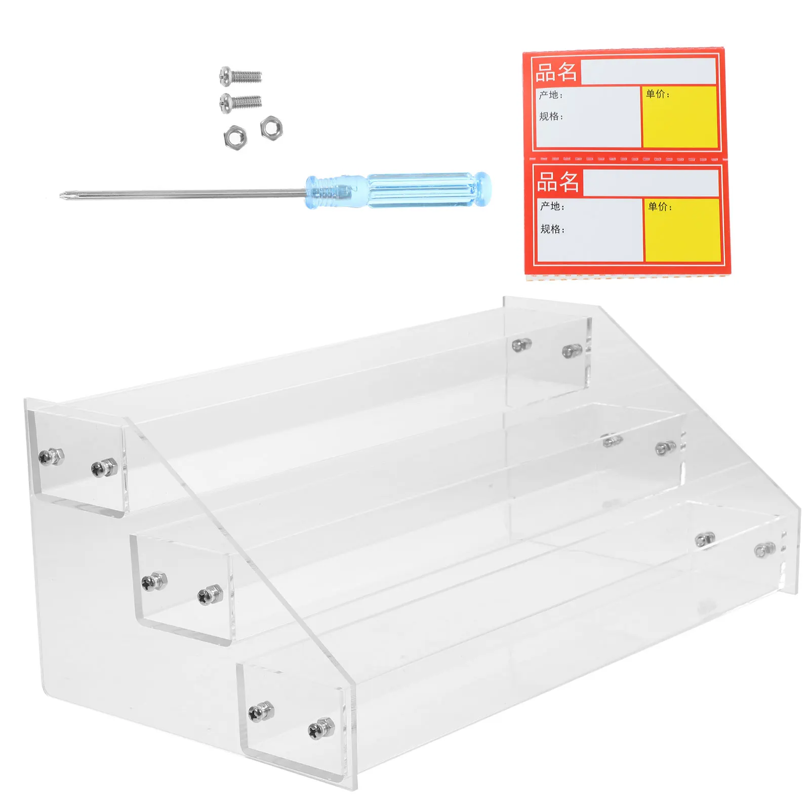 

1Set Transparent Acrylic Cigarette Display Rack Multi-Layer Storage Shelf for Shop Convenience Store Use Acrylic Shelves