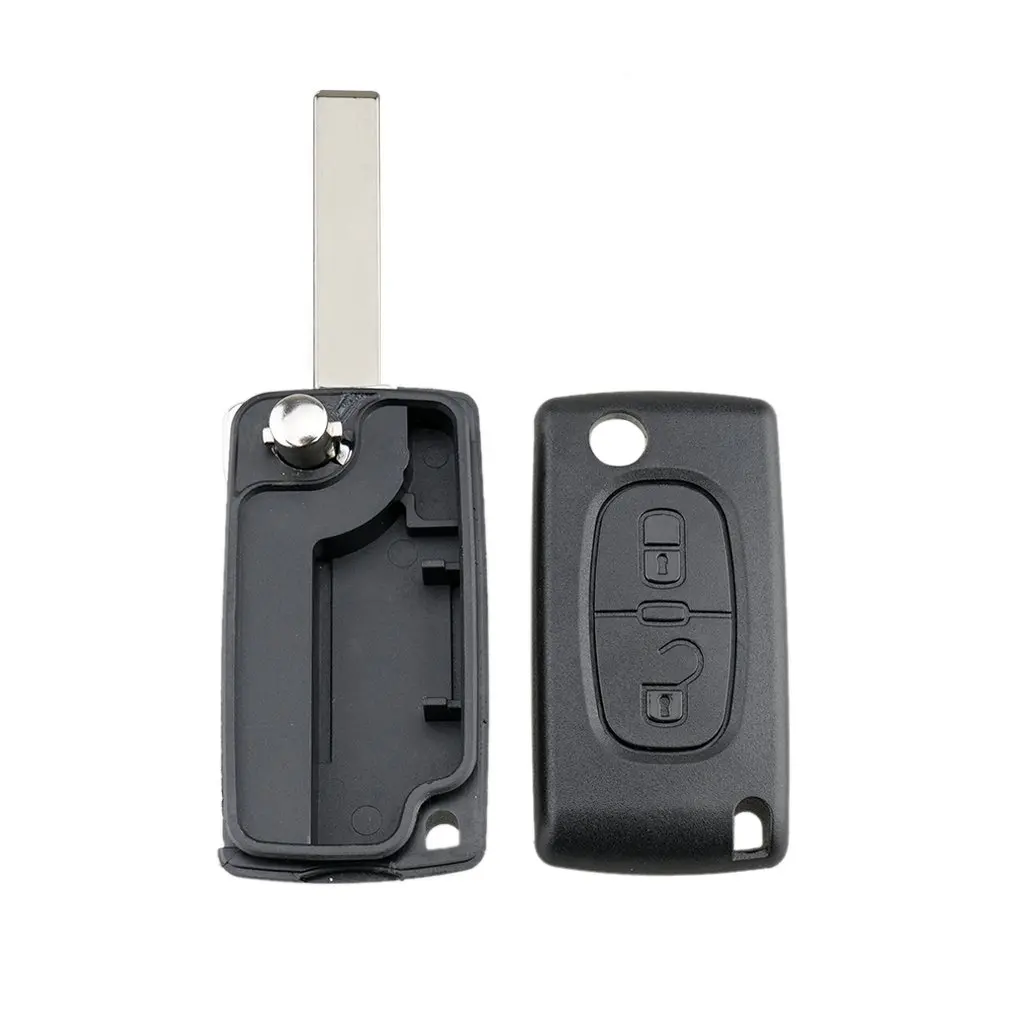 New 2 Button Remote Key Fob Shell Case Shell Durable Cover Key Protective Small And Light Shell for Peugeot Ce0523 Hu83