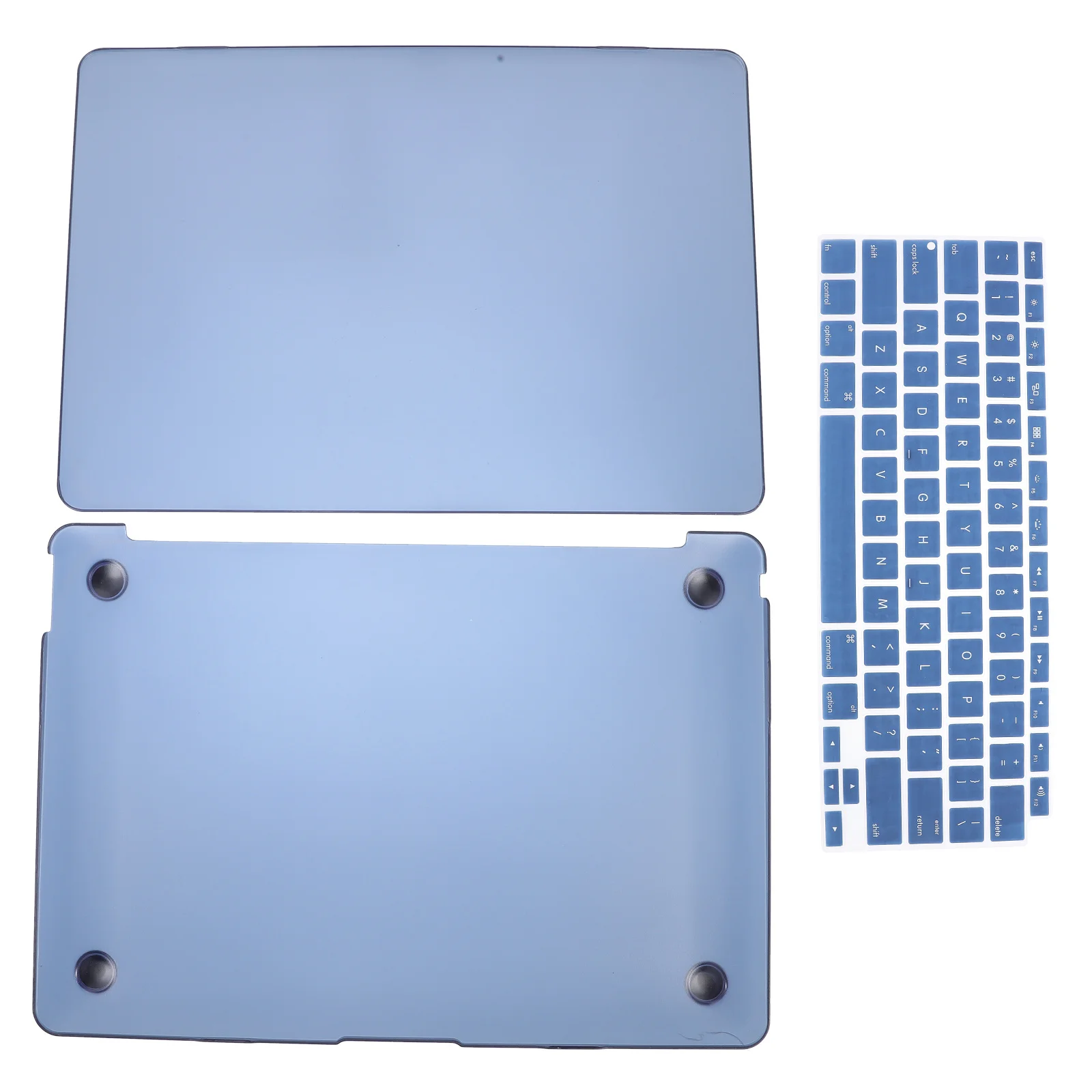 1 مجموعة 1 مجموعة البحر الأزرق غطاء الكمبيوتر المحمول شل حامي لوحة المفاتيح متجمد ° مادة كمبيوتر عالية الجودة ذات حافة كاملة متوافقة مع #2