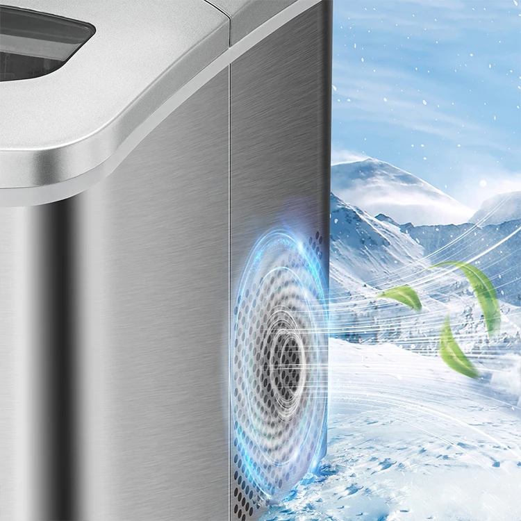 家庭用自動製氷機ポータブルカウンタートップ家庭用ミニキューブ製氷機