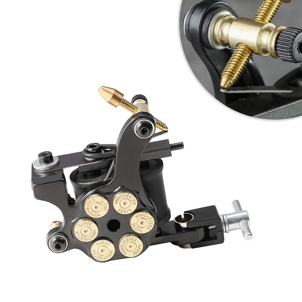 

Катушка для татуировки Mzz033-1, черный, высокопроизводительный, прочный двигатель, низкий уровень шума, эргономичный дизайн, подходит для профессиональных татуировок