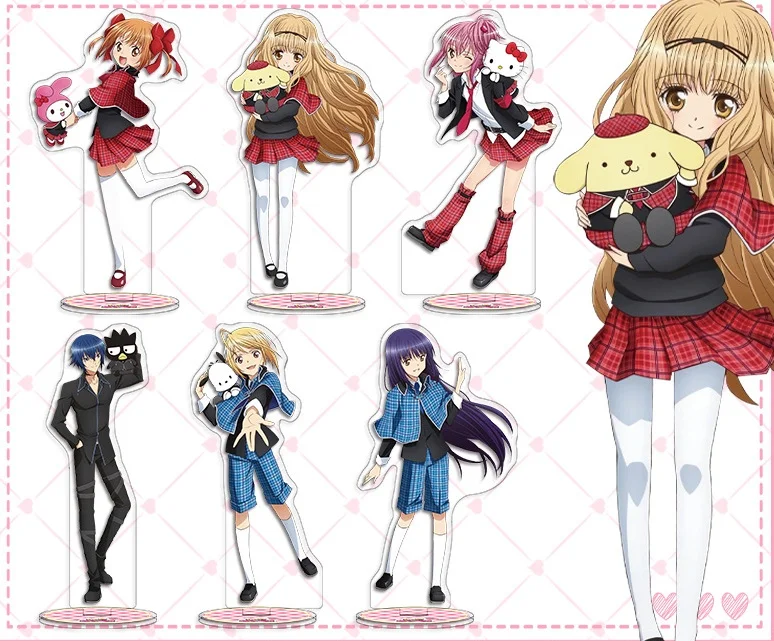 

Shugo Chara Sc My Guardian Characters Anime Acrylic Stand Model Plate Decoration Desk Figure Display Girls Gift Artist Products
