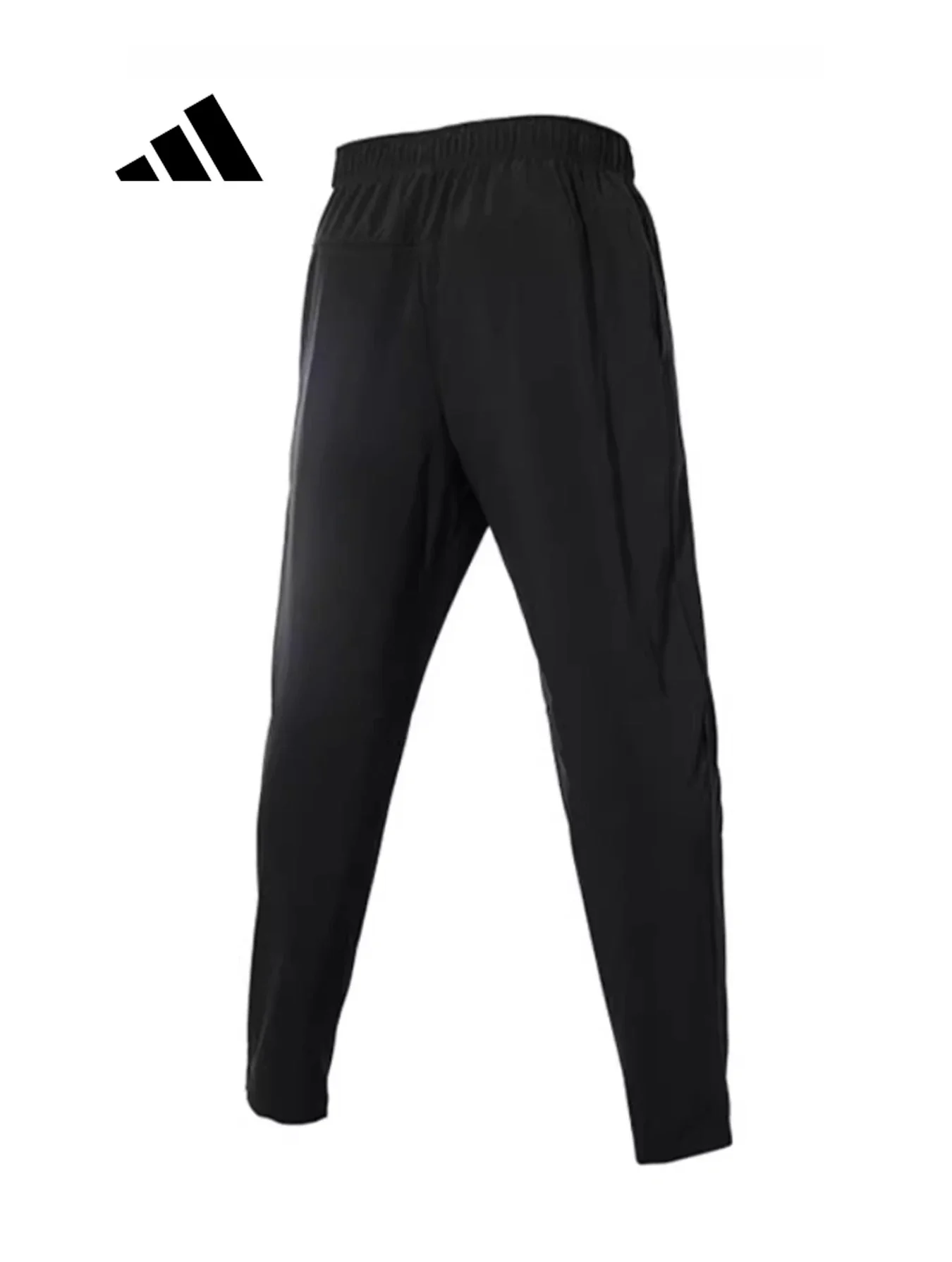 Adidas Unisex Autumn Winter Cool Fabric Loose Pants for Men Women, Breathable Quick-Dry Tapered Running Fitness Trousers IP3977