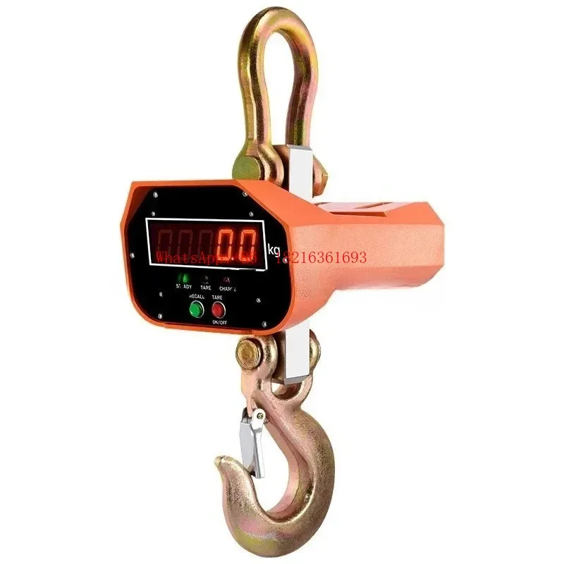 Limited Offer Industrial Digital Wireless Crane Scale 3T 5T 10T Heavy Duty Electronic Hanging Weighing Scale With Remote Contro