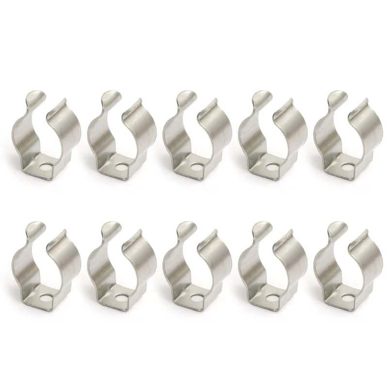 10Pcs Space Saving Clamp Hook Tube Clip Holder Organizing Replacement D2RD
