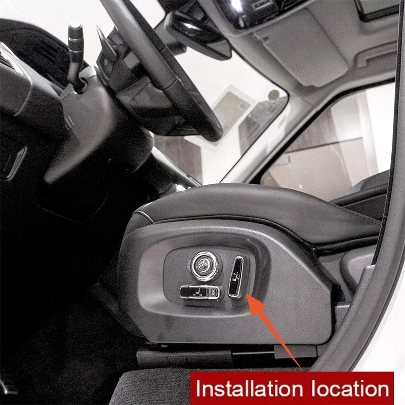 

Боковая кнопка регулировки сиденья автомобиля, накладка, детали для Land Rover Discovery 5, Range Rover Sport Evoque --A97E