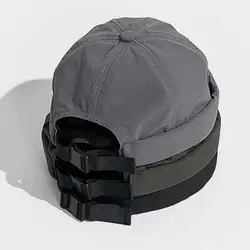 Quick Dry Brimless Hat Lightweight Daily Beanie Mesh Beanie Docker Cap Sailor Rolled Cuff Harbour Hat Casual Hip Hop Skullcap