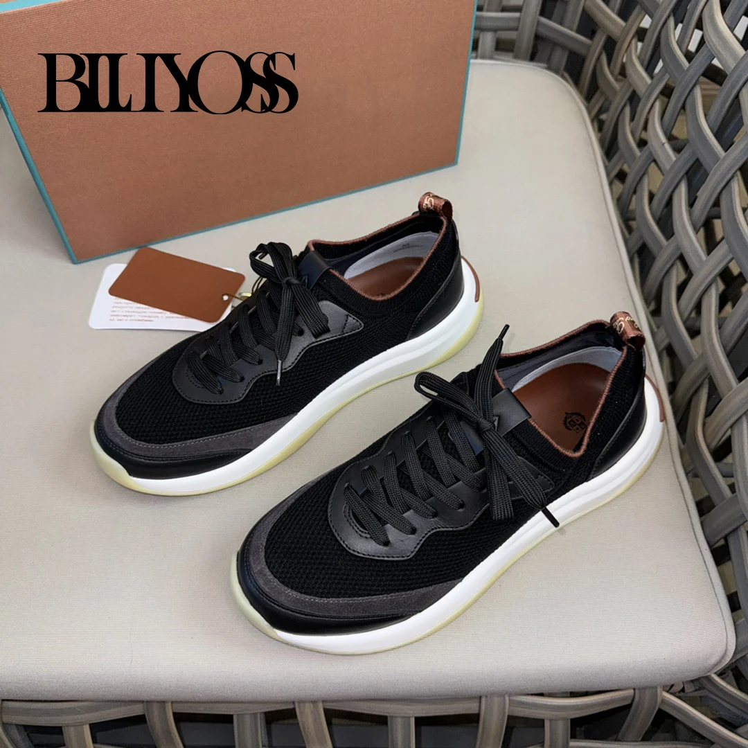 BLLIYOSS Classic Running Shoes 2024 New Men lace up Walk Wish  Comfort High Quality Outdoors Old Money European big size 38-46