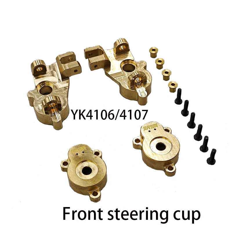 NONE Yikong Yk4106/4107 Metall Upgrade Zubehör Messing Gegengewicht C Sitz Lenkung Tasse Balken Rahmen Zugstange Suspension Halterung 5