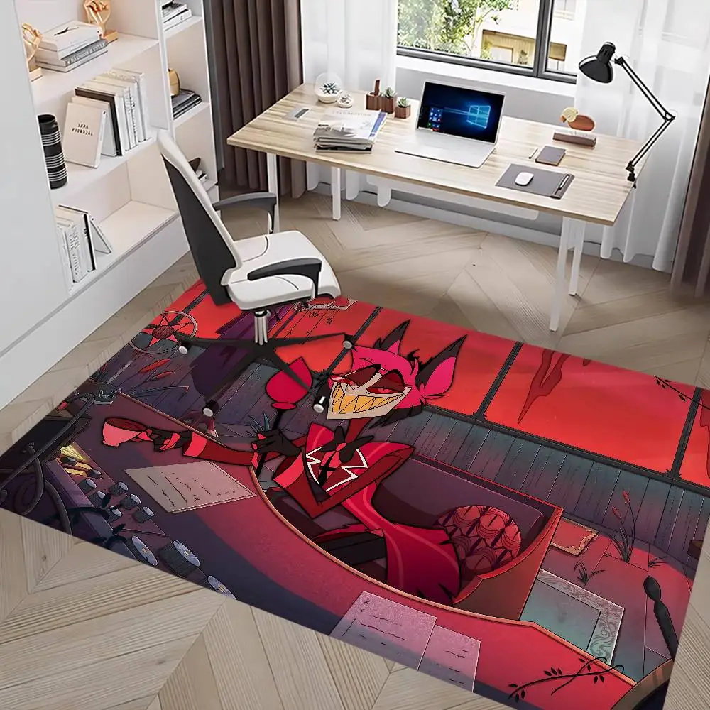 Popular Anime H-Hotel H-Hazbin Alastor Hallway Carpet Non-Slip Laundry Room Mat Laundry Decor Balcony Child Living Room