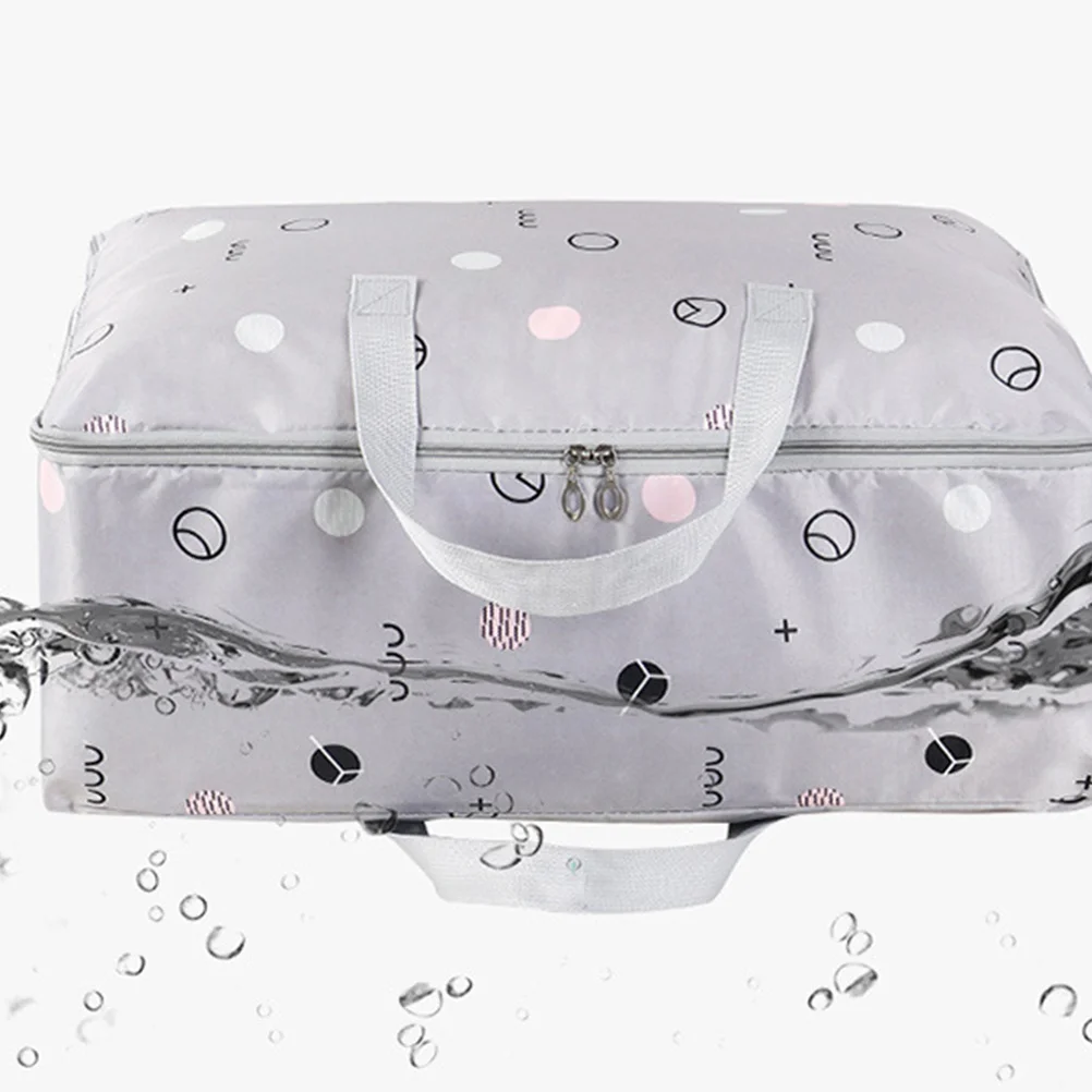 

3Pcs Quilt Storage Bag Set Large Capacity Oxford Cloth Bedding Pouch Home Organizer Moisture Resistant Clothes Storage Solution