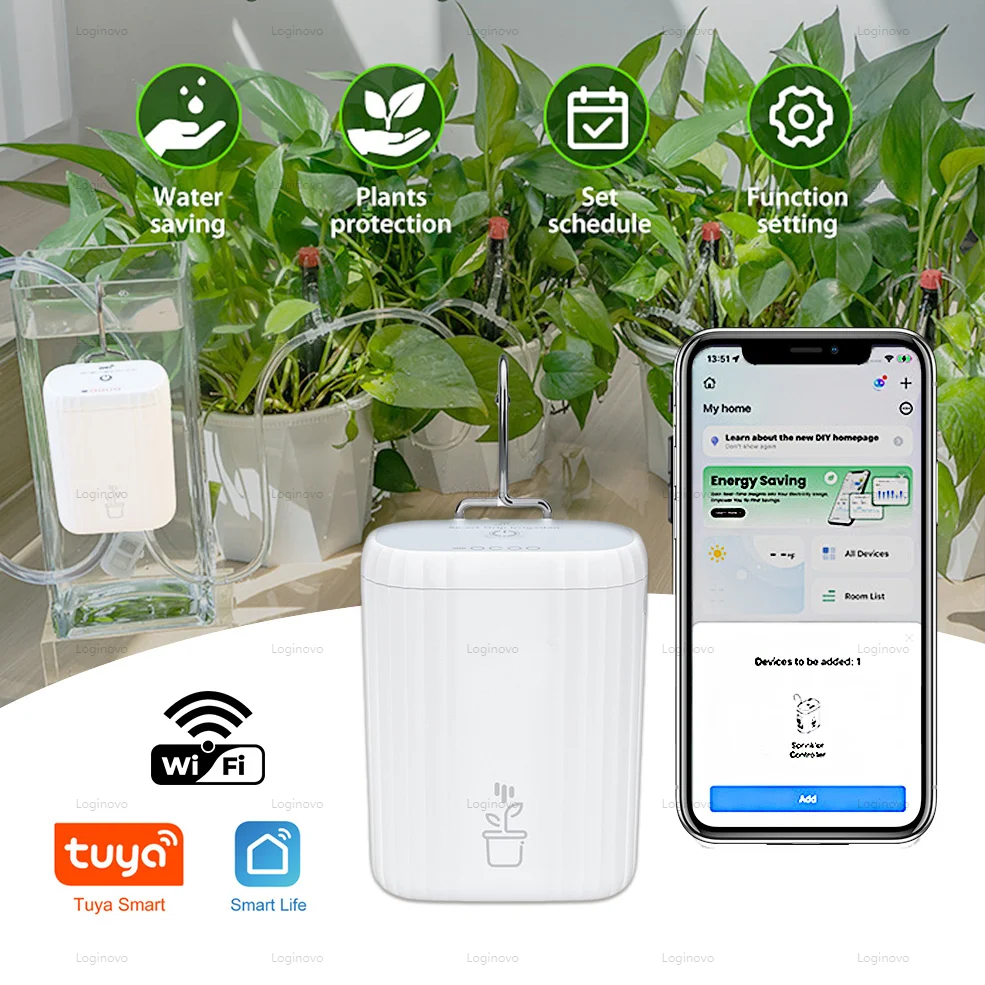 Tuya Wi-Fi автоматический водяной насос