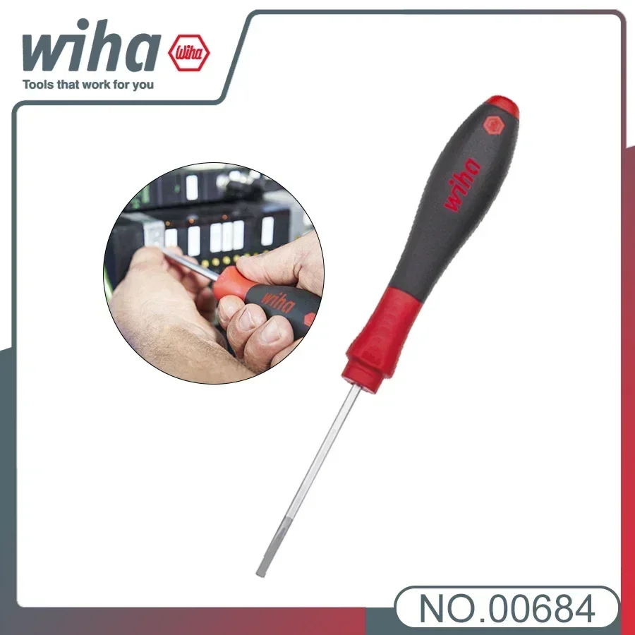 

WIHA NO.302Slotted Screwdrivers with Round Blade for Low-lying Screws Non-Slip Grip Highly Ergonomically Shaped Series toolsset